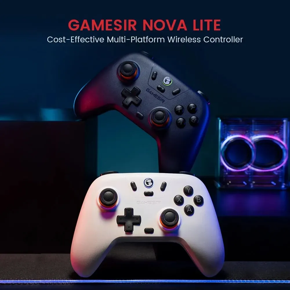 Controle Gamesir T4 Nova Lite Hall Effect Bluetooth, Switch Pc Steam Android Ios
